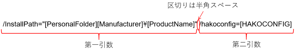 CustomActionDataの説明2